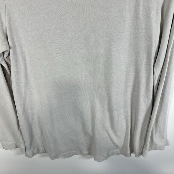 J Jill pure jill Soft Touch Cotton Blue Top Size Medium Lagenlook Flowy Coastal - Picture 10 of 10